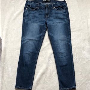 Express Modern Boyfriend Cropped Jeans